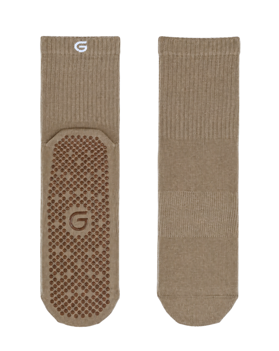 Tobilleras Antideslizantes - Clásicas Beige