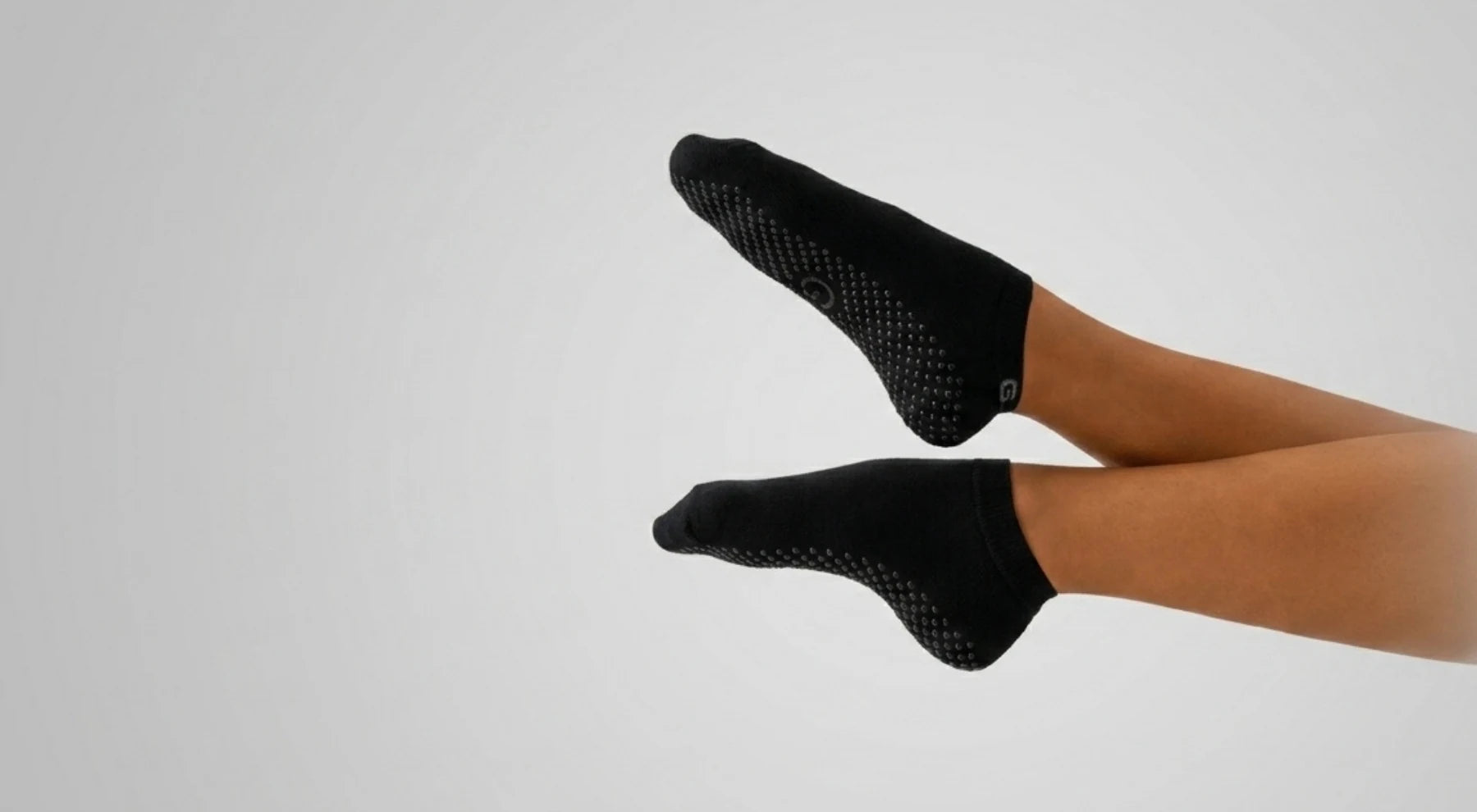 Medias antideslizantes negras Grivana para Pilates, Yoga y Barré